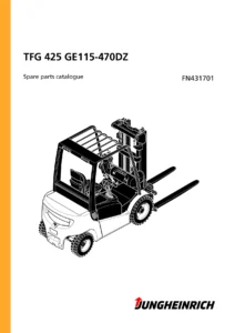 Jungheinrich TFG 425 GE115-470DZ Forklift Spare Parts Catalogue FN431701