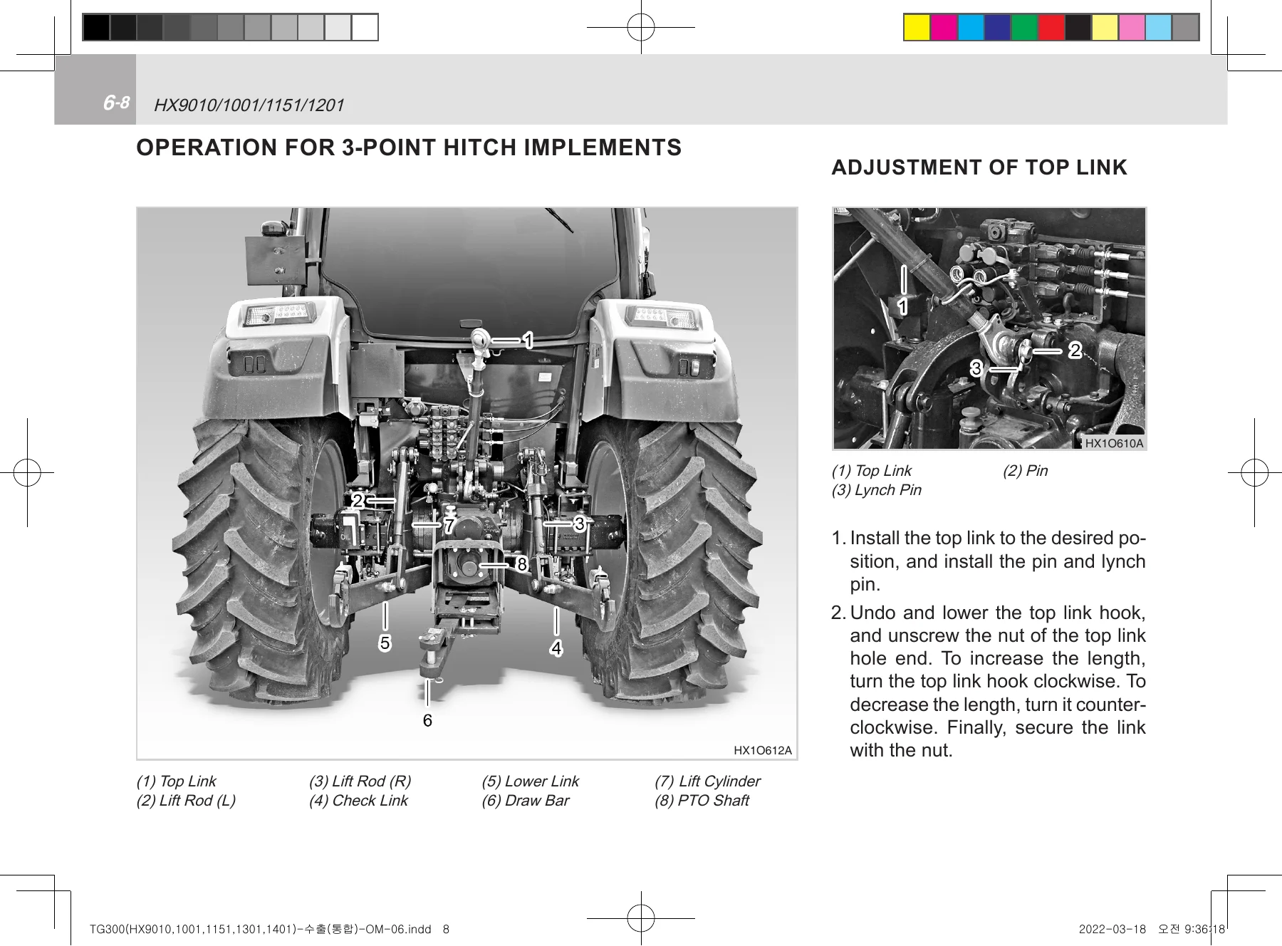 KIOTI HX9010 HX1001 HX1151 HX1201 Tractor Owner Manual - Image 3