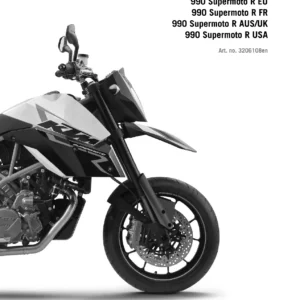 KTM 990 Supermoto R 2011 Repair Manual – Complete LC8 Workshop PDF