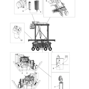 Kalmar CSC450 Straddle Carrier Spare Parts Catalogue - Spanish & English PDF Download