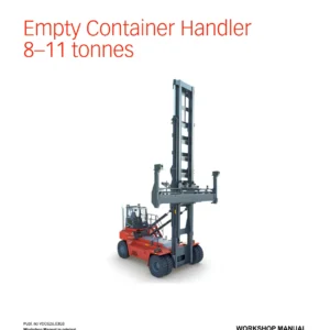 Kalmar DCG80-110 Empty Container Handler Workshop Manual - 8-11 Tonne Service & Repair PDF