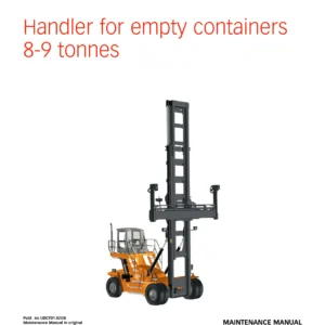 Kalmar DCT80-90 Empty Container Handler Maintenance Manual PDF Download