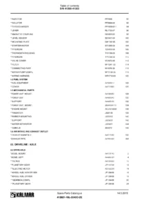 Kalmar E-one RTG Crane 412621-16L-2040C-ZE Spare Parts Catalogue PDF - Serial 41300-41303