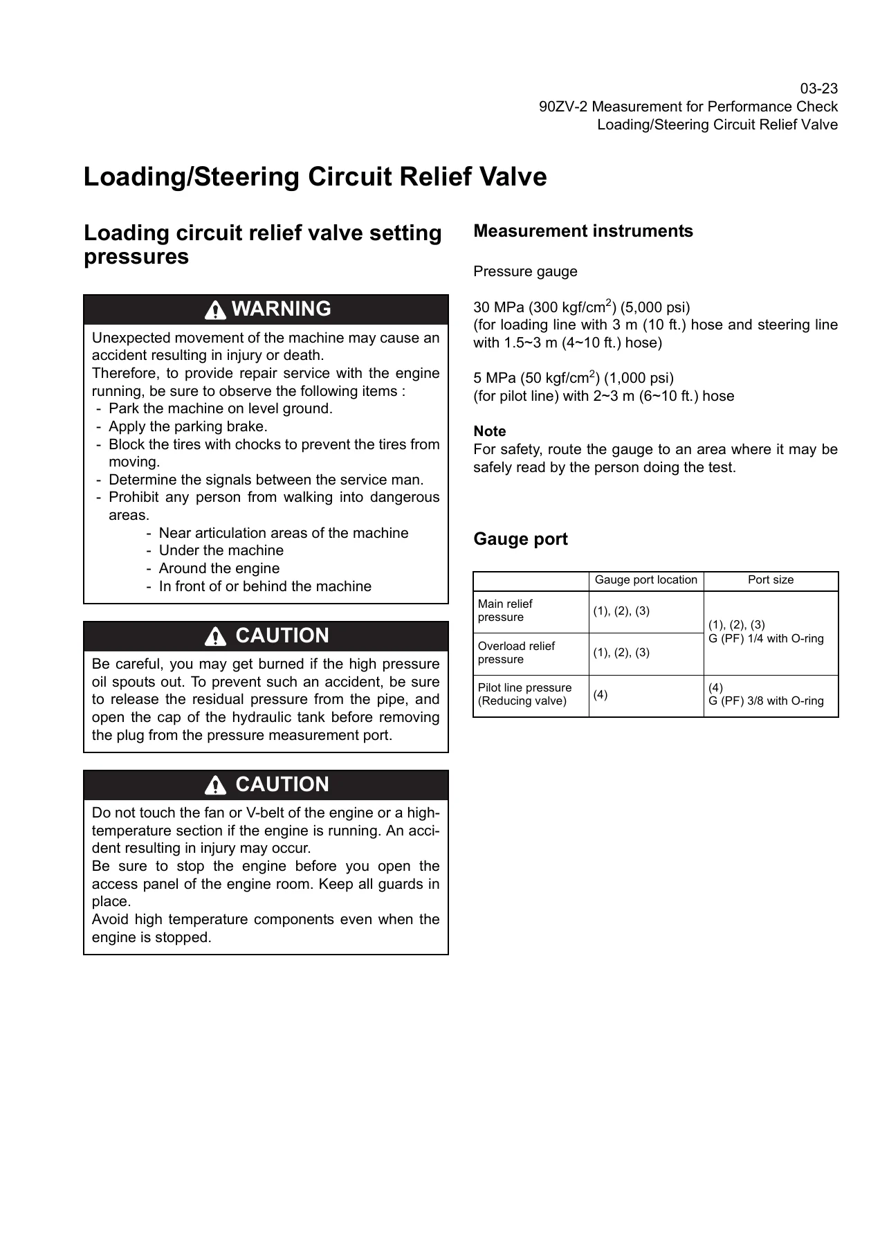 Kawasaki 90ZV-2 Wheel Loader Shop Manual - Troubleshooting & Performance Checks PDF Download - Image 2