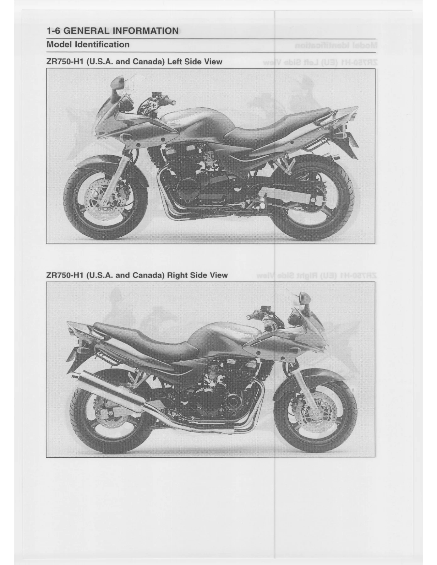 Kawasaki ZR-7S ZR750 Service Manual 1999-2003 Repair Workshop PDF - Image 2