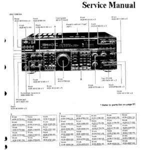 Kenwood TS-950SDX HF Transceiver Service Manual - Full Workshop PDF