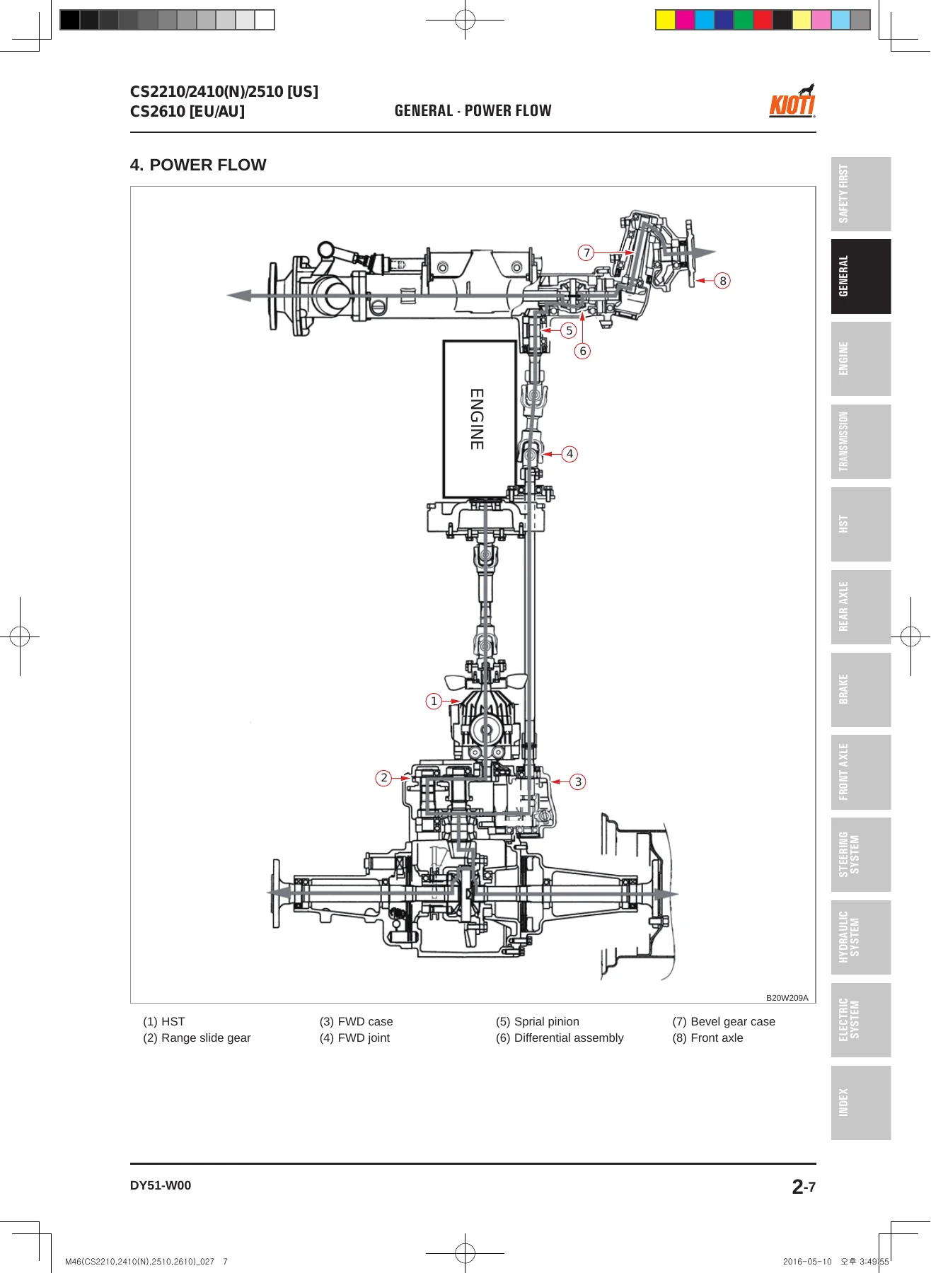 Kioti Daedong CS2210 CS2410 CS2410N CS2510 CS2610 Workshop Manual - Complete Tractor Service & Repair Guide PDF - Image 2