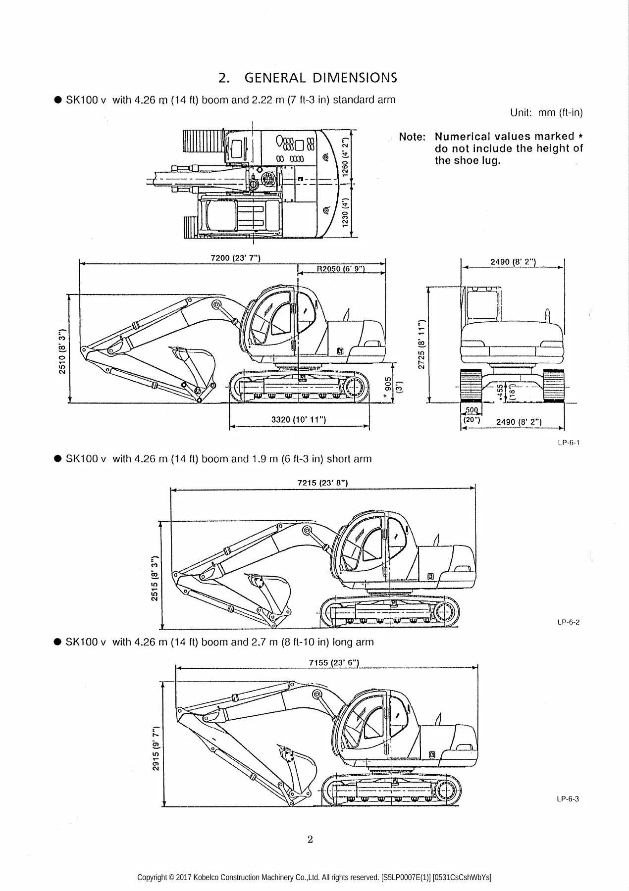 Kobelco SK100V SK120V SK120LCV Hydraulic Excavator Shop Manual - Image 2