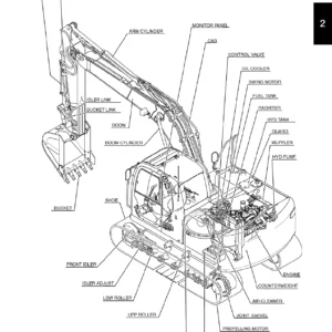 Kobelco SK130-8 Excavator Service Training Text 2014 KISCO Workshop Manual