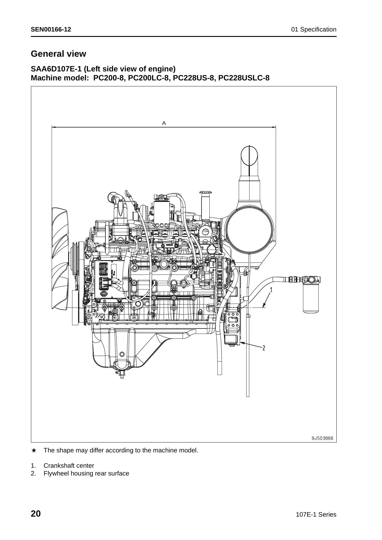 Komatsu 107E-1 Series Diesel Engine Shop Manual SEN00161-18 – SAA6D107E-1 & SAA4D107E-1 Repair, Troubleshooting & Rebuild PDF - Image 2
