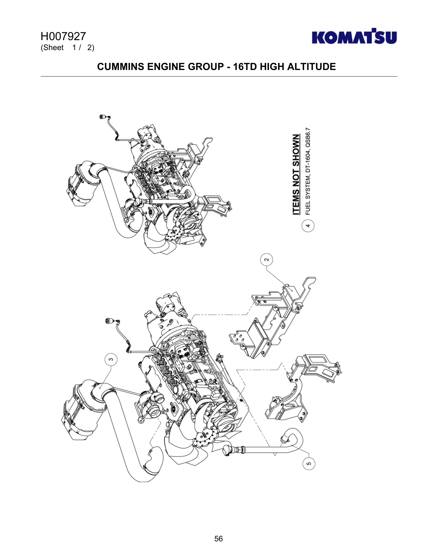 Komatsu 16TD Parts Manual - Serial 17-4727 PDF Download - Image 3