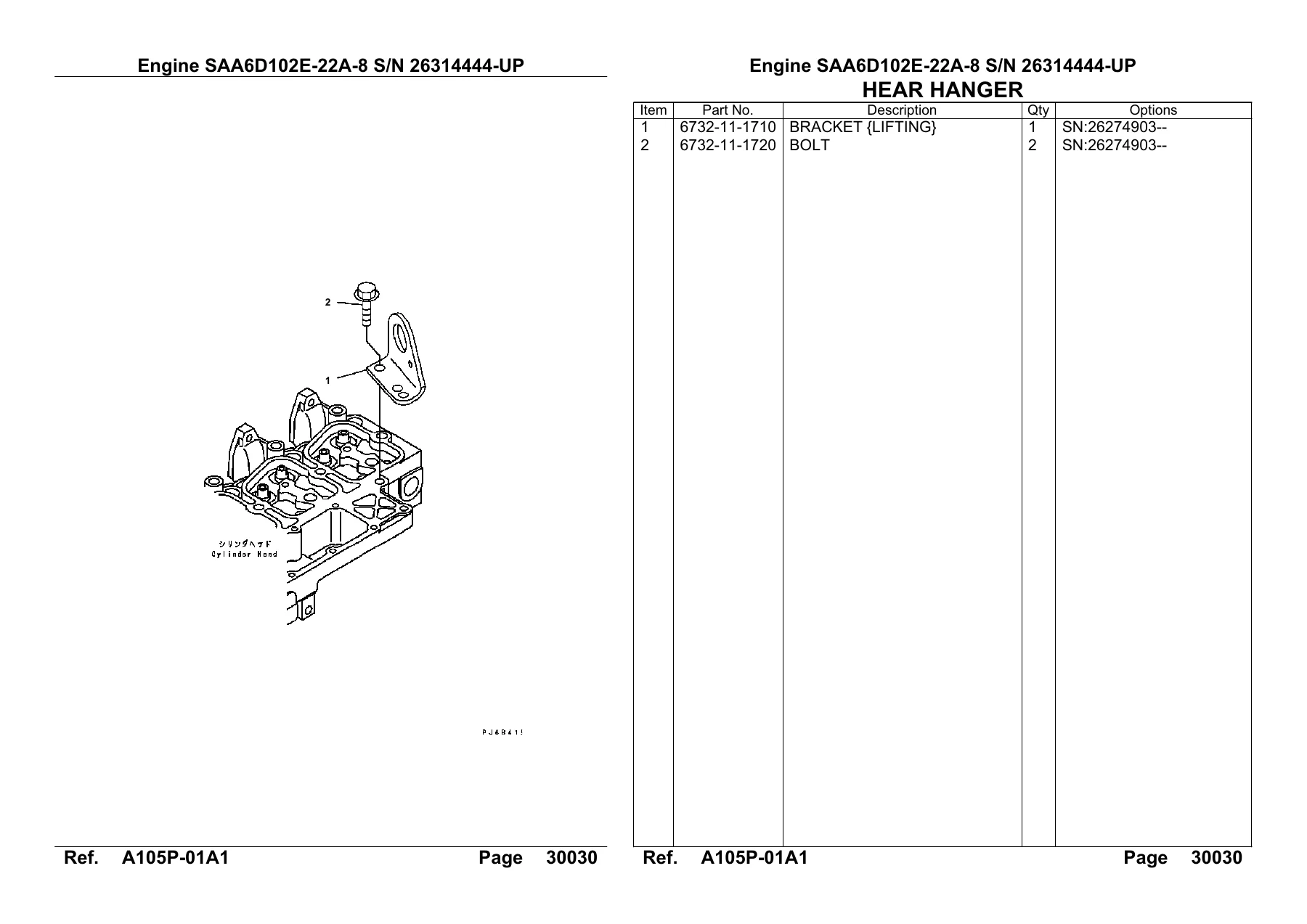 Komatsu GD555-3C Motor Grader Parts Book KEPB074401 — Serial B15001 & Up PDF - Image 2