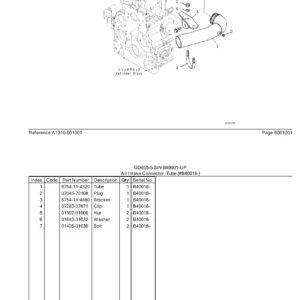 Komatsu GD655-5 Motor Grader Parts Catalog B40001-Up – Expanded Edition PDF