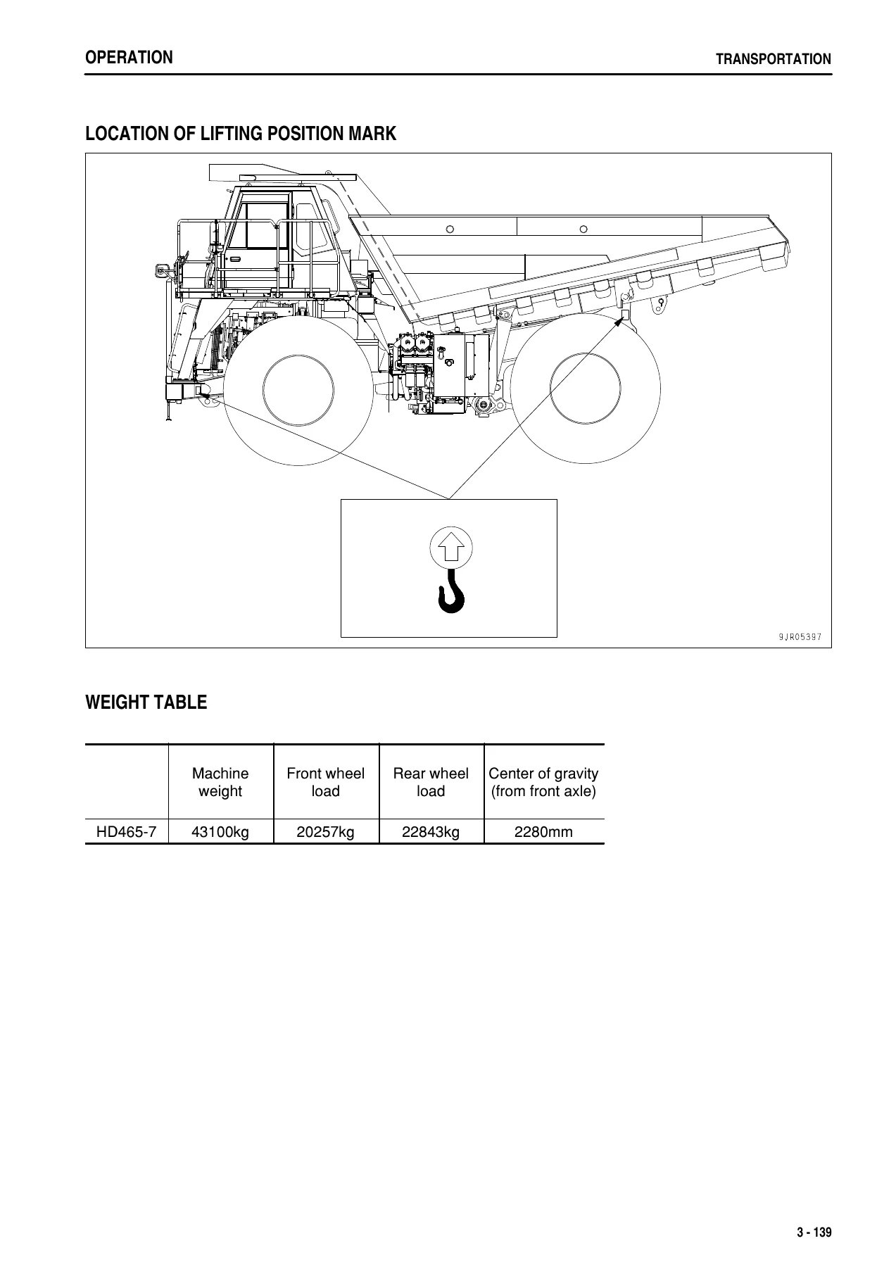 Komatsu HD465-7R Dump Truck Operation & Maintenance Manual - Serial 16132 and Up - Image 3