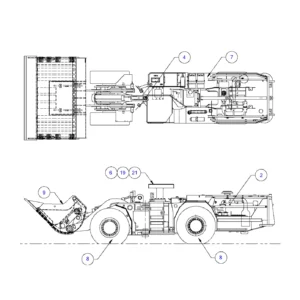 Komatsu LT-650 Minero Diesel Parts Manual 20-4854 - Illustrated PDF Parts Catalog