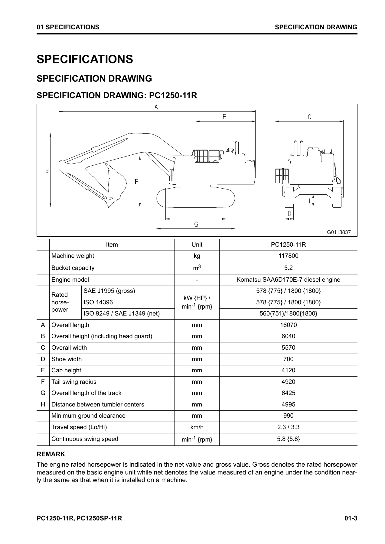 Komatsu PC1250-11R & PC1250SP-11R Hydraulic Excavator Shop Manual SEN06824-00 - PDF Download - Image 2