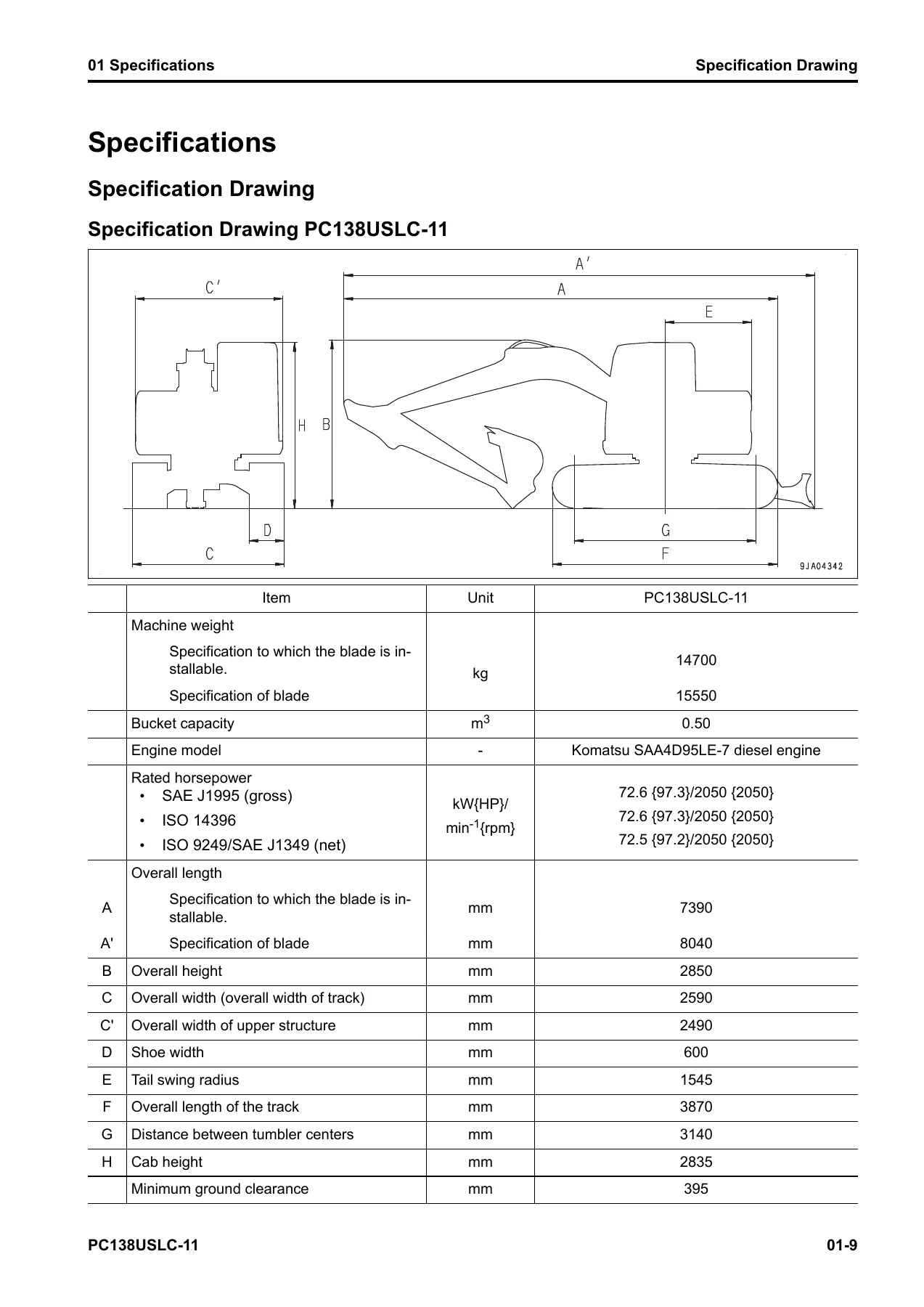 Komatsu PC138USLC-11 Shop Manual SEN06589-18 – Complete PDF Service & Repair Guide - Image 2