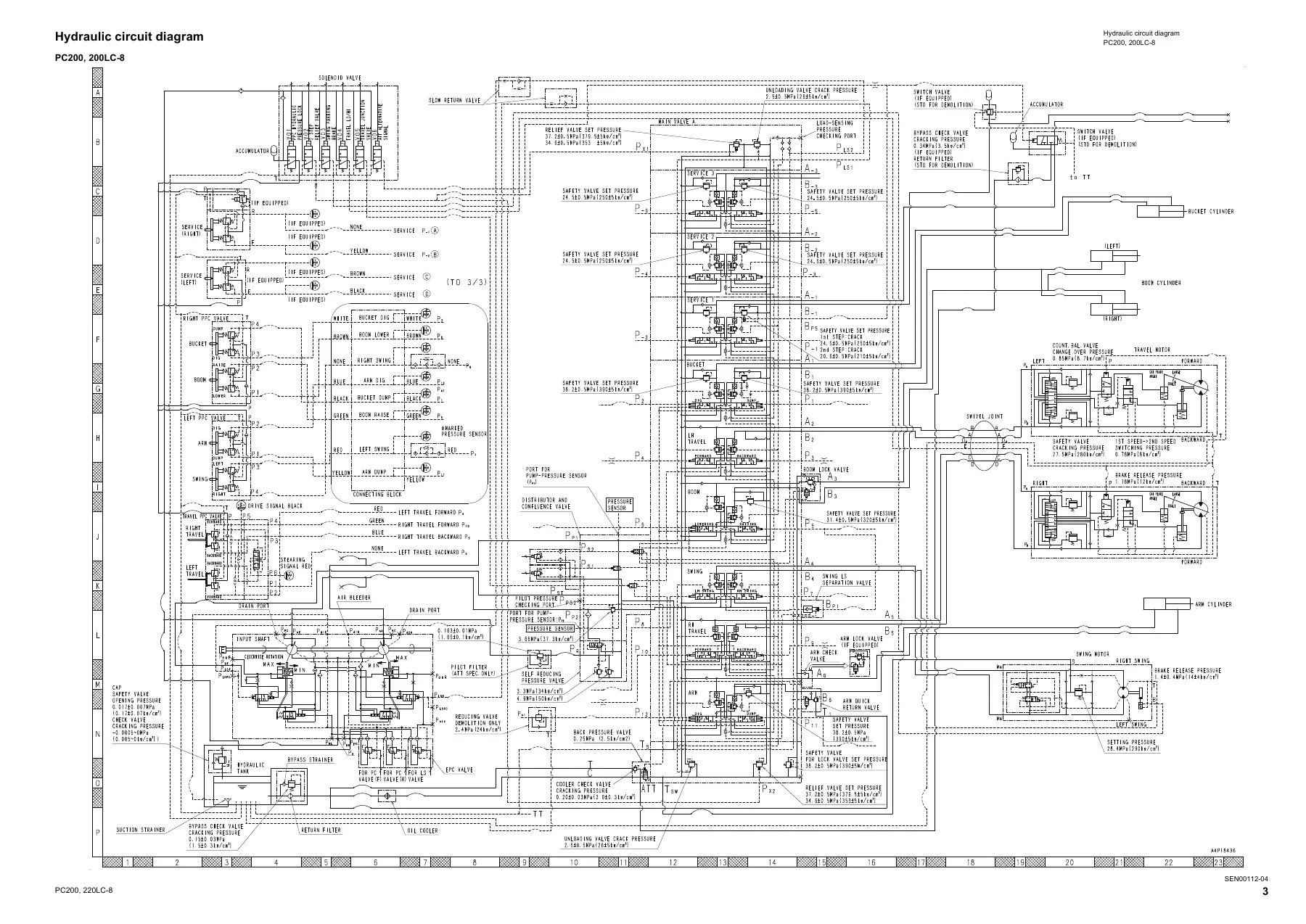 Komatsu PC200-8 PC200LC-8 PC220-8 PC220LC-8 Hydraulic Excavator Shop Manual SEN00084-25 PDF - Image 2