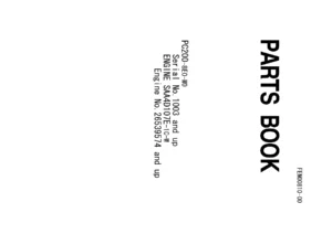 Komatsu PC200-8E0-W0 Parts Book FEN00810-00 – Illustrated Excavator Parts Catalog PDF