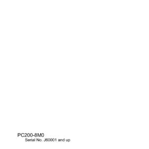Komatsu PC200-8M0 Excavator Parts Book - Serial J60001 & Up | SAA6D107E-1 Engine