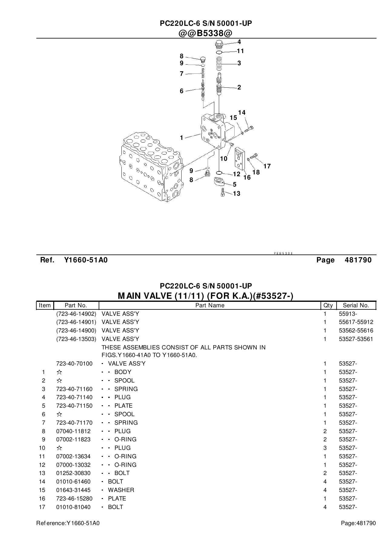 Komatsu PC220LC-6 Parts Catalog PDF — Serial 50001 and Up - Image 3