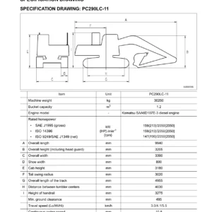 Komatsu PC290LC-11 Shop Manual SEN06507-11 – Full PDF Repair & Service Guide