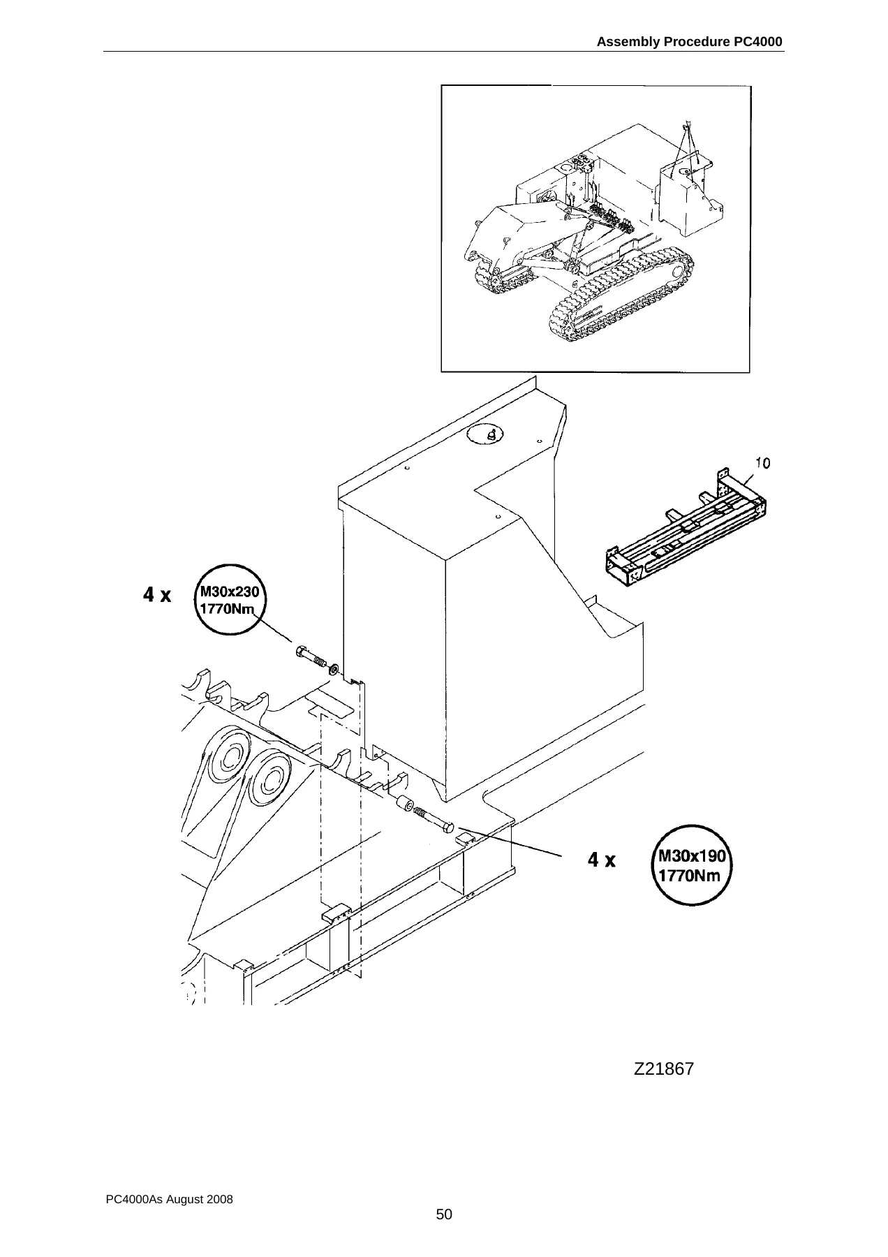 Komatsu PC4000-6 Hydraulic Mining Shovel General Assembly Procedure Manual 2008 - PDF Download - Image 3