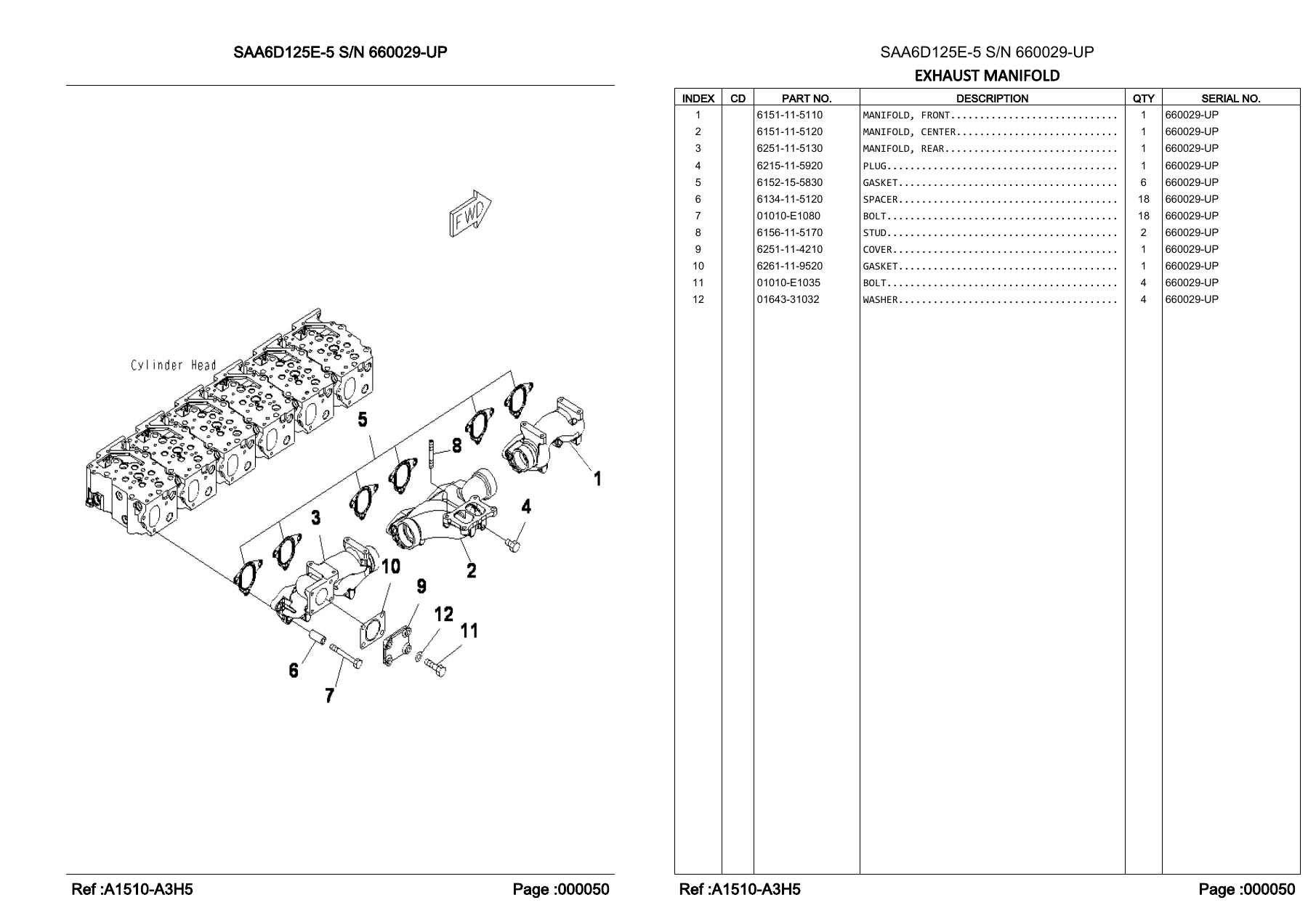 Komatsu PC400SE-8 PC400LCSE-8 PC400LC-8 Parts Book PDF - LEPBP40802 Illustrated Parts Catalog (Serial J30001-Up) - Image 2