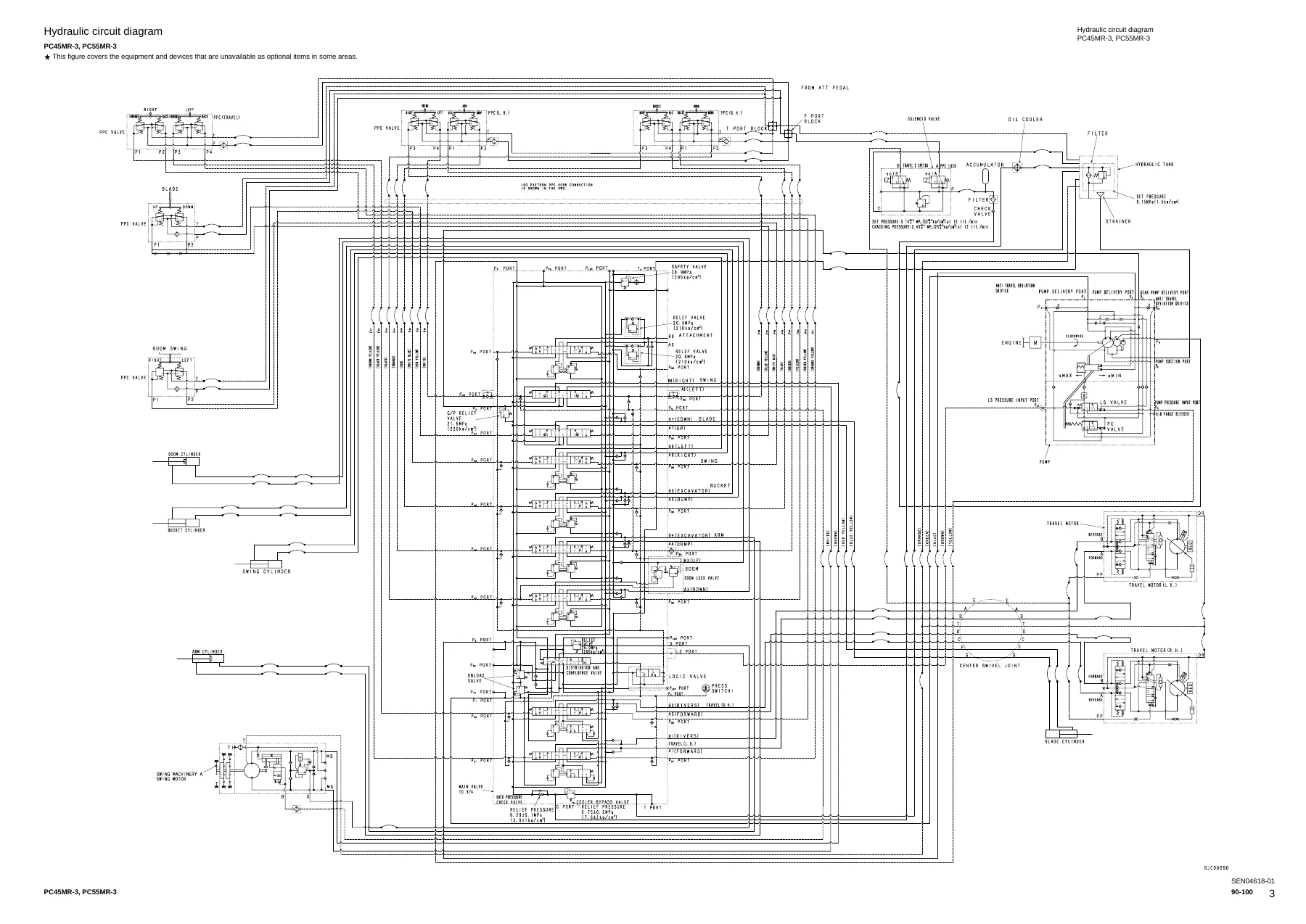 Komatsu PC45MR-3 and PC55MR-3 Hydraulic Excavator Shop Manual SEN04597-03 - PDF Repair Guide - Image 3