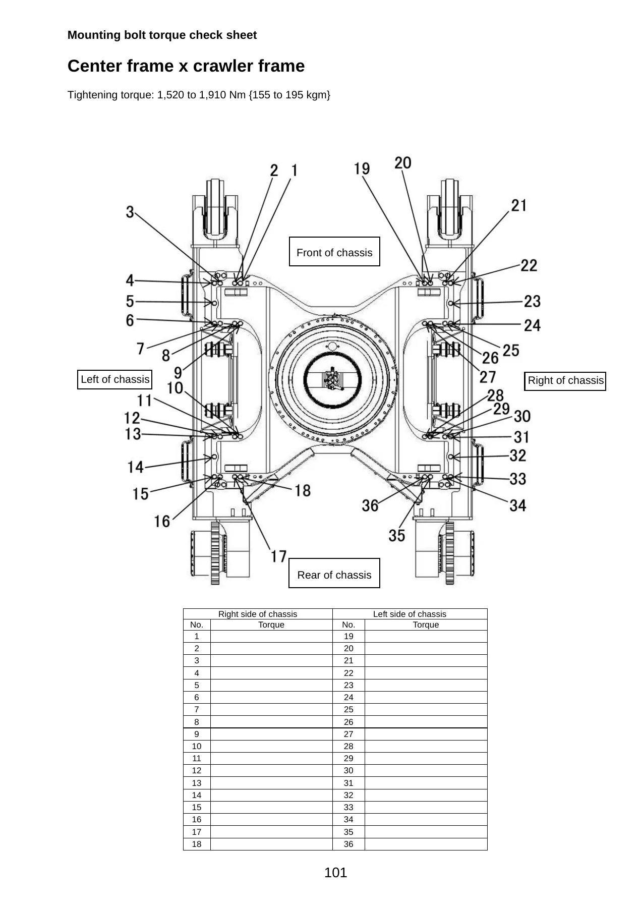 Komatsu PC490LC-11 Hydraulic Excavator Field Assembly Instructions PDF - Serial 85001 and Up - Image 3