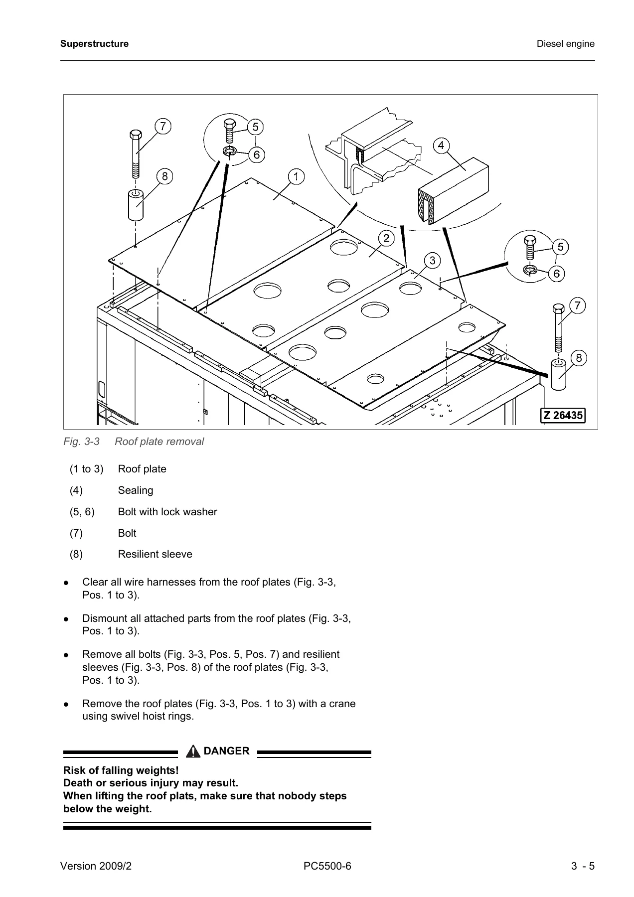 Komatsu PC5500-6 Hydraulic Mining Shovel Remove & Replace Procedures Manual - 2009 PDF - Image 2