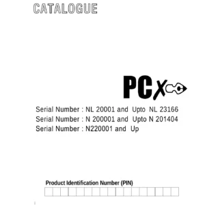Komatsu PC71-7 Excavator Spare Parts Catalog 2017 - Complete Illustrated PDF Parts Manual