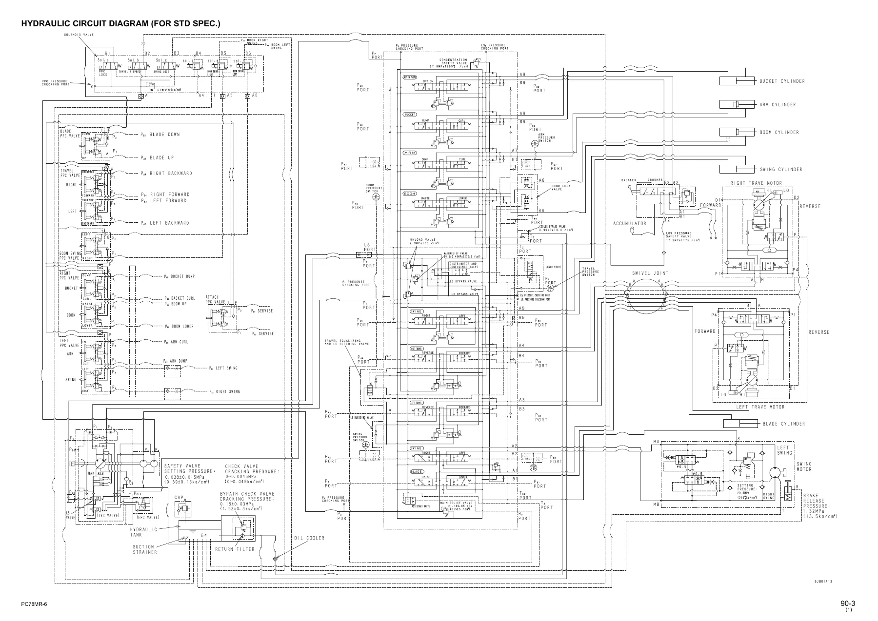 Komatsu PC78MR-6 Excavator Shop Manual SEBM030601 (S/N 1001 & Up) - PDF Service & Repair Manual - Image 3