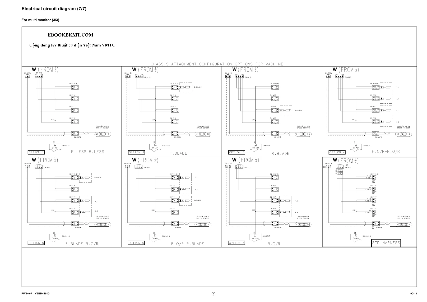 Komatsu PW140-7 Wheeled Excavator Shop Manual (VEBM410101) - PDF Workshop Manual Download - Image 3