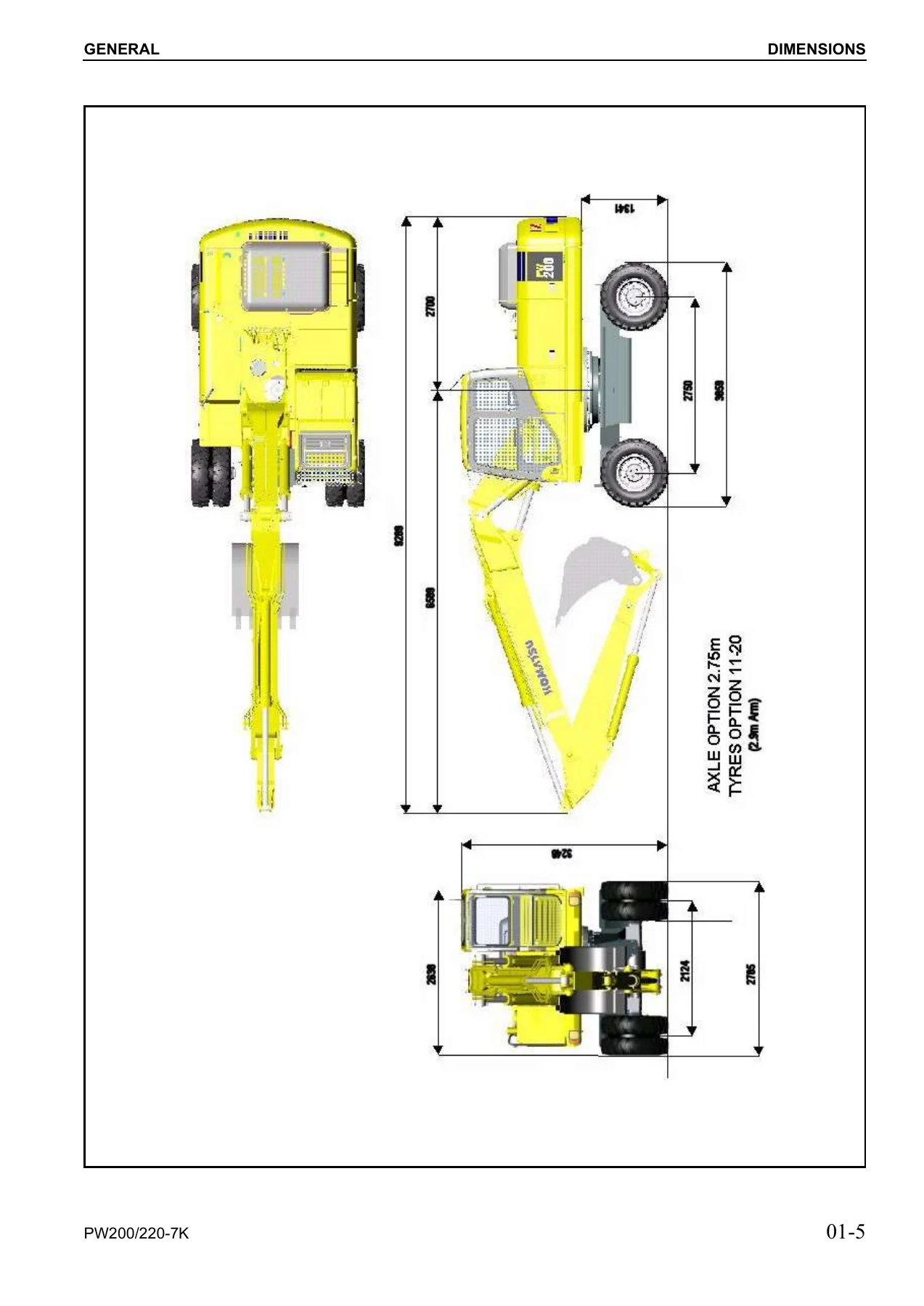 Komatsu PW200-7K PW220-7K Shop Manual PDF - Wheeled Excavator Repair & Service Guide K40001-Up - Image 2