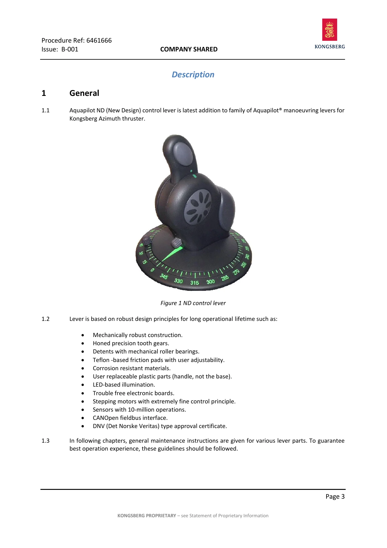 Kongsberg Aquapilot Control System Service Manual - AzT US205 FP Azimuth Thruster - Image 2