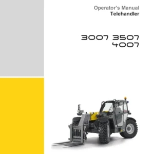 Kramer 3007 3507 4007 Telehandler Operator's Manual - Version 3.0 PDF Download