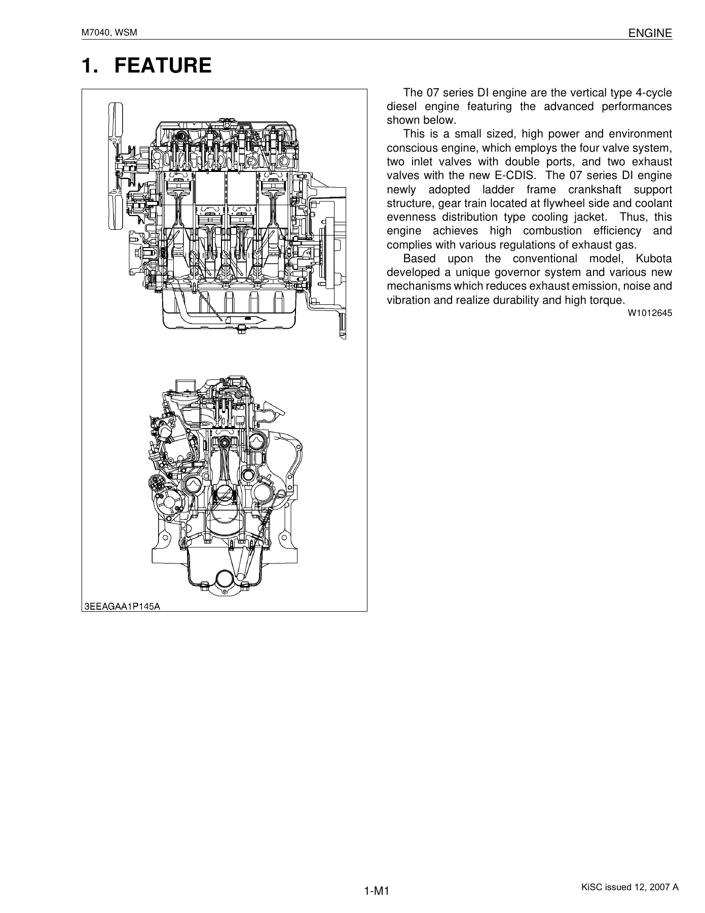 Kubota M7040 Tractor Workshop Manual - Full WSM Service & Repair Guide PDF - Image 3