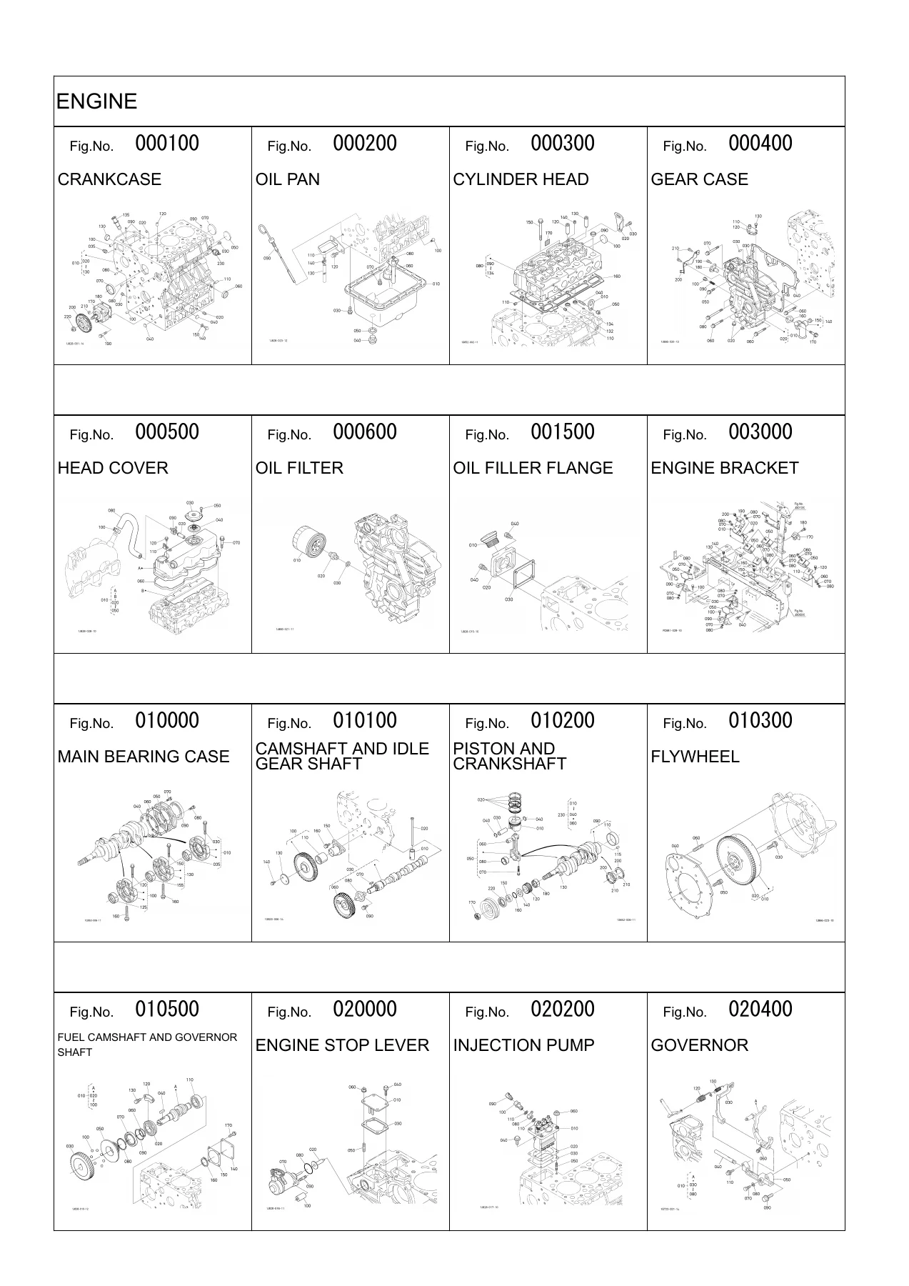 Kubota U30-6 Mini Excavator Illustrated Parts List 97899-12240 - Complete Parts Book PDF - Image 2