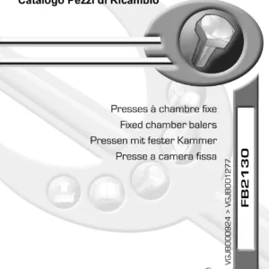 Kuhn FB2130 Fixed Chamber Baler Spare Parts List ZRA103TL B 2011 Multilingual PDF