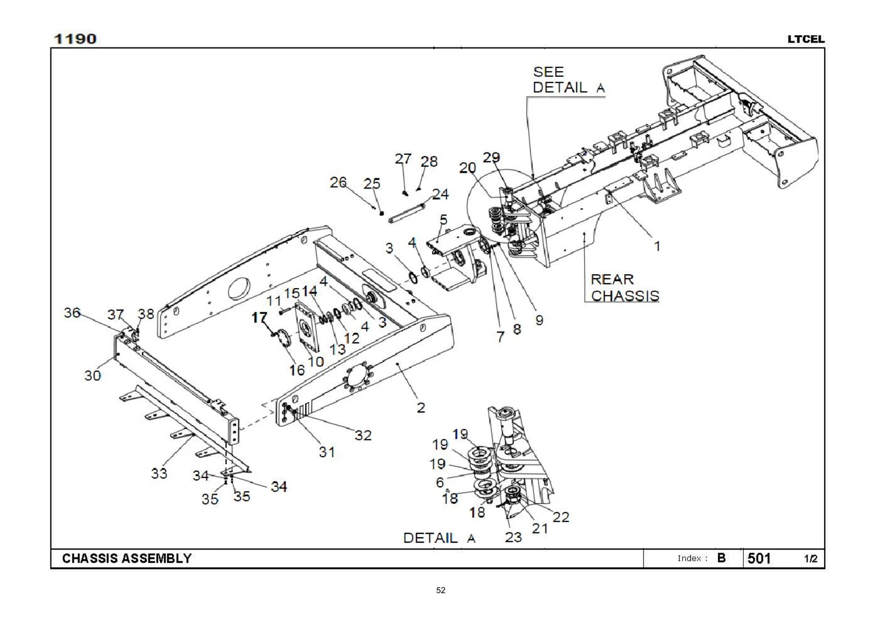 L&T Soil Compactor 1190 / 1190D Spare Parts Catalogue PDF Download - Parts Manual - Image 3