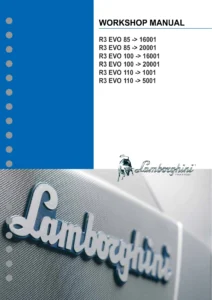 Lamborghini R3 EVO 85 100 110 Tractor Workshop Manual 2016