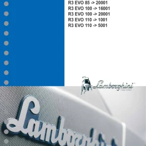 Lamborghini R3 EVO 85 100 110 Tractor Workshop Manual 2016