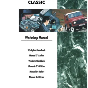 Land Rover Range Rover Classic 1995 - Manual de Taller y Reparación Completo PDF
