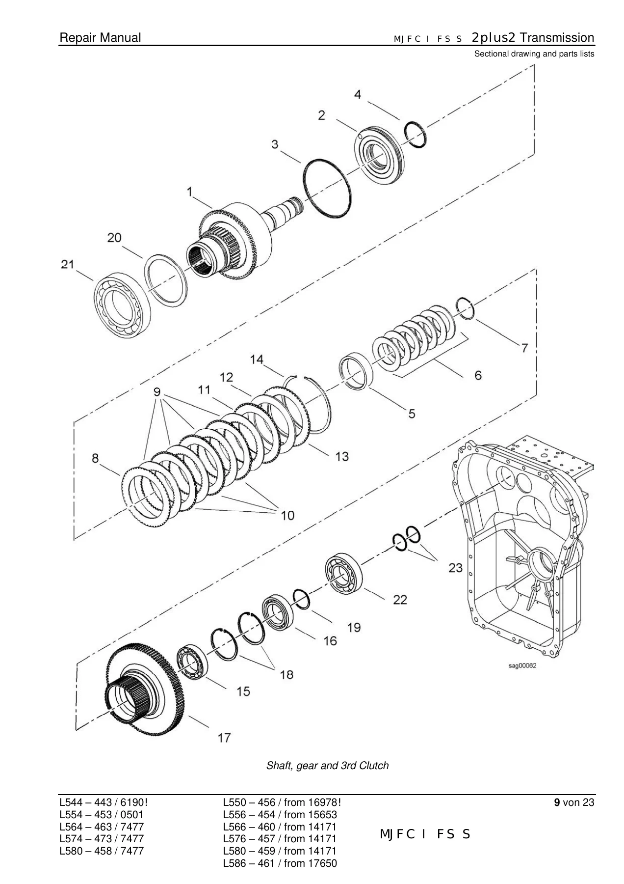 Liebherr 2plus2 Transmission Repair Manual - Wheel Loader L544 to L586 PDF - Image 3
