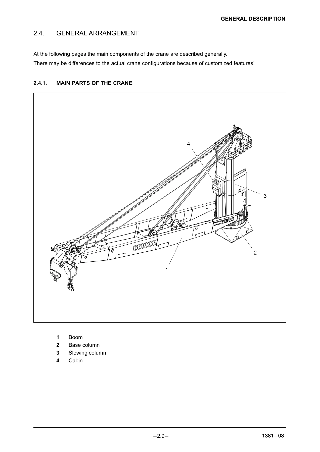 Liebherr CBB 350(200)/18(31) Litronic Deck Crane Operation Manual Volume 1 - 2008 PDF - Image 2