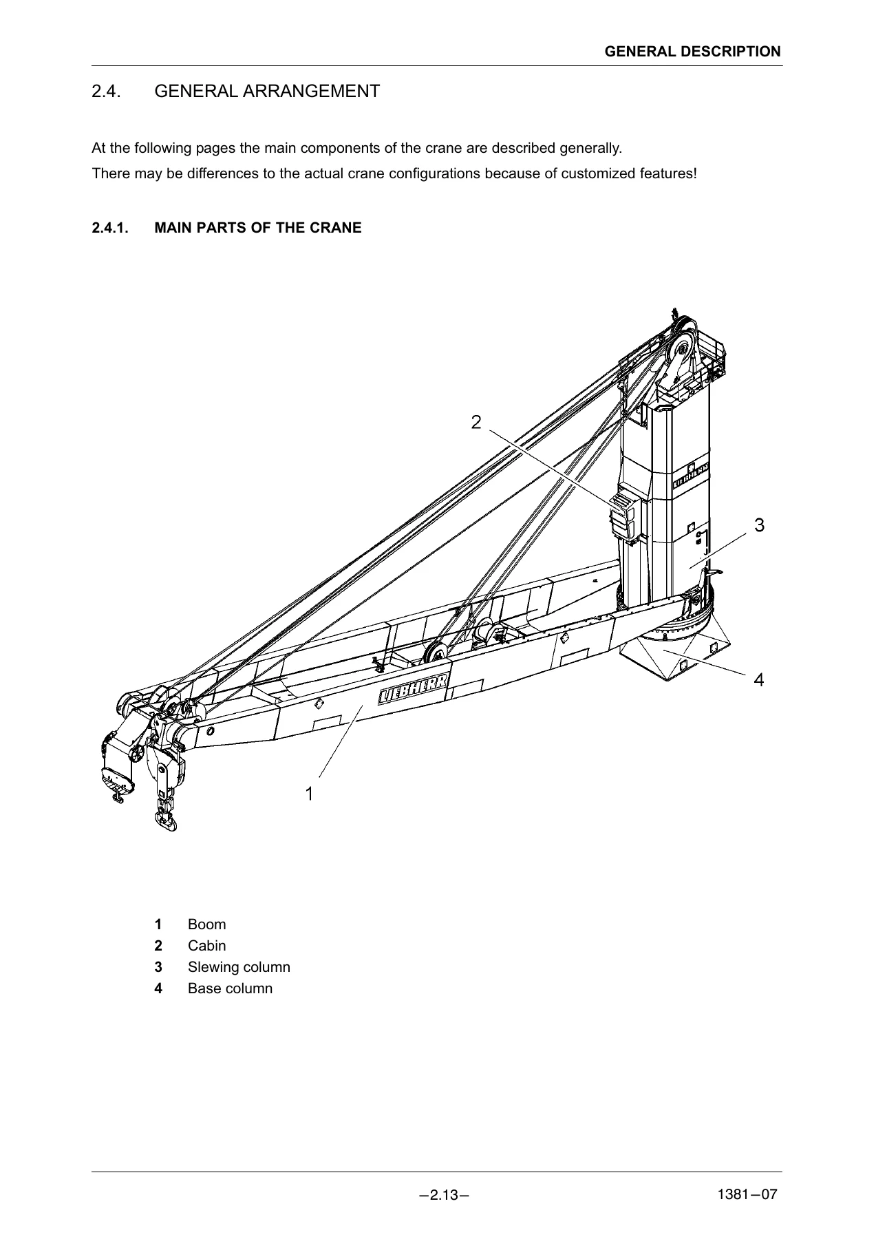Liebherr CBB 350(200)/18(31) Litronic Operating Manual - Serial 162894-162895 - Image 2