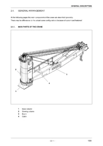 Liebherr CBB 450(250)/17(30) Offshore Crane Operating Manual - Serial 166144-166145