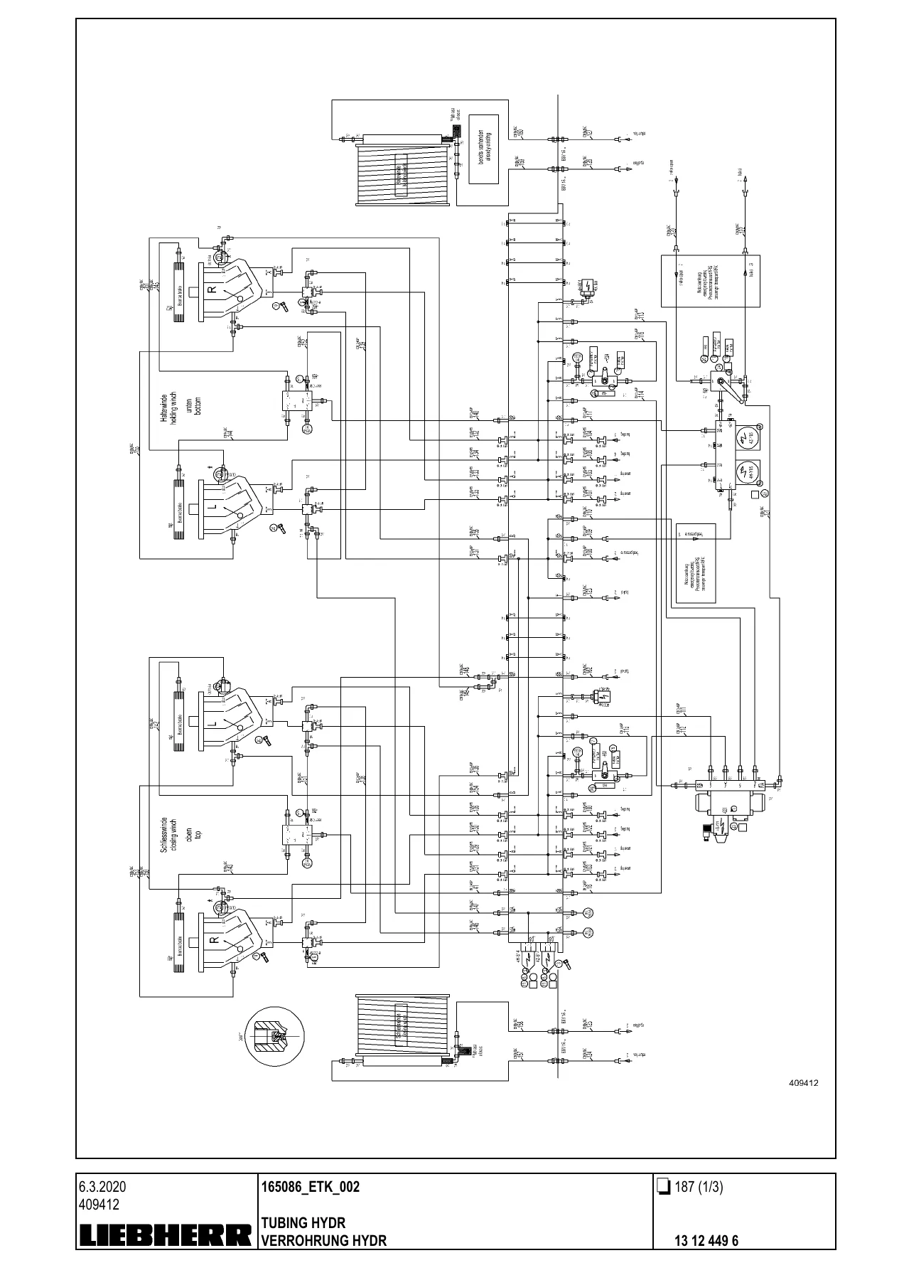 Liebherr CBG 25(30)/30(28) LIT Offshore Crane Spare Parts Catalogue - Serial 165086 - Image 3