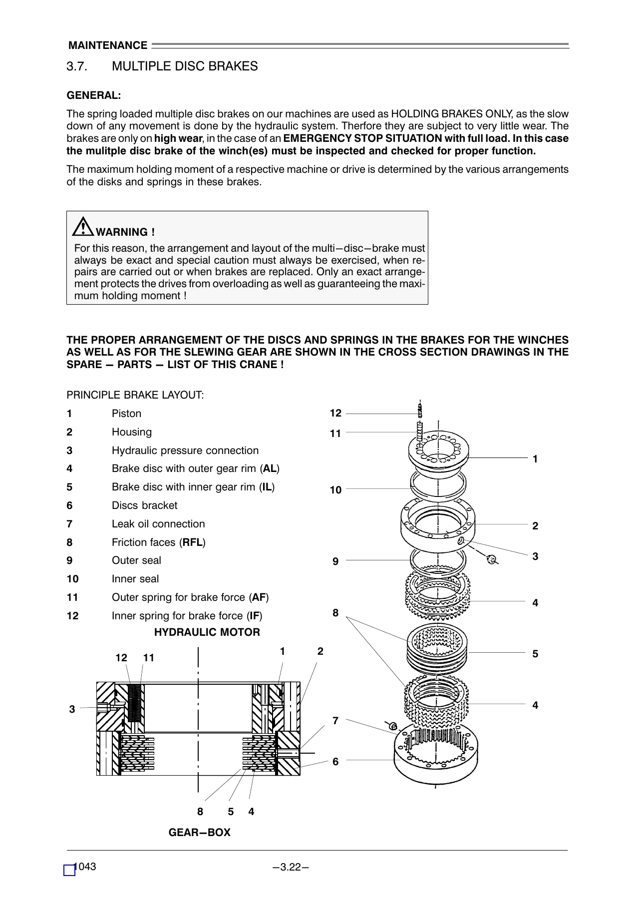 Liebherr CBW 45(40)32/20(24.4)27.5 ST Cargo Deck Crane Instruction & Maintenance Manual Volume 1 - Image 3